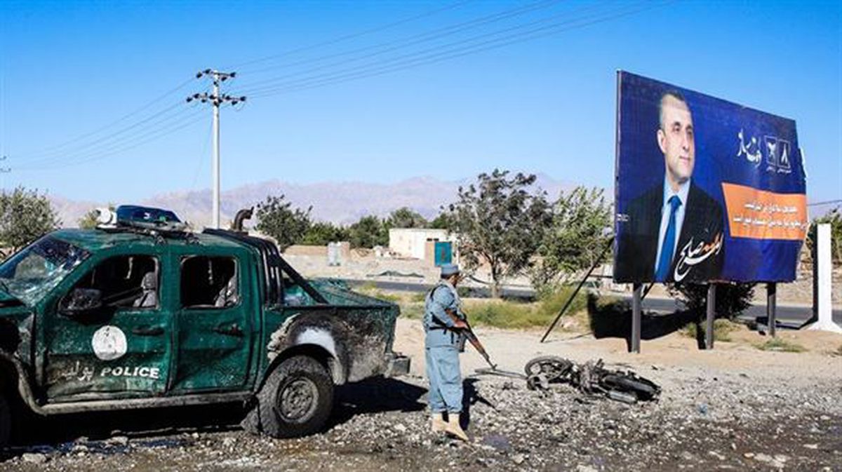 Atentado talibán en Kabul. Foto: Efe