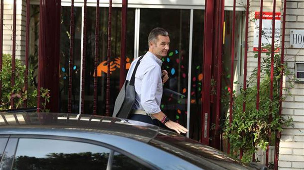 Iñaki Urdangarin sale de prisión por primera vez. Foto: EFE