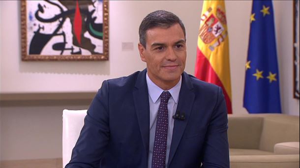 Pedro Sanchez. EiTBko bideo batetik hartutako irudia