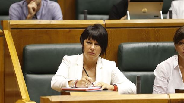 Maddalen Iriarte en el Parlamento Vasco, en una imagen de archivo.