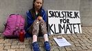 La joven activista Greta Thunberg, líder mundial para la defensa del medio ambiente