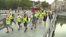 Los pensionistas vascos inician una marcha a Madrid para exigir pensiones&#8230;