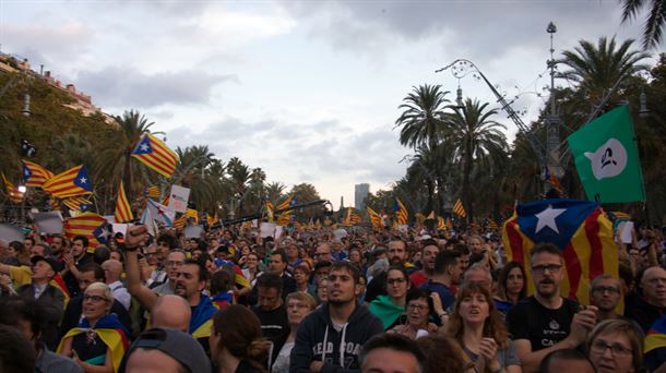 Manifestación en Cataluña