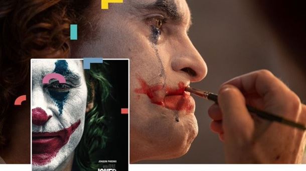'Joker' filmeko promozio irudiekin egindako muntaia