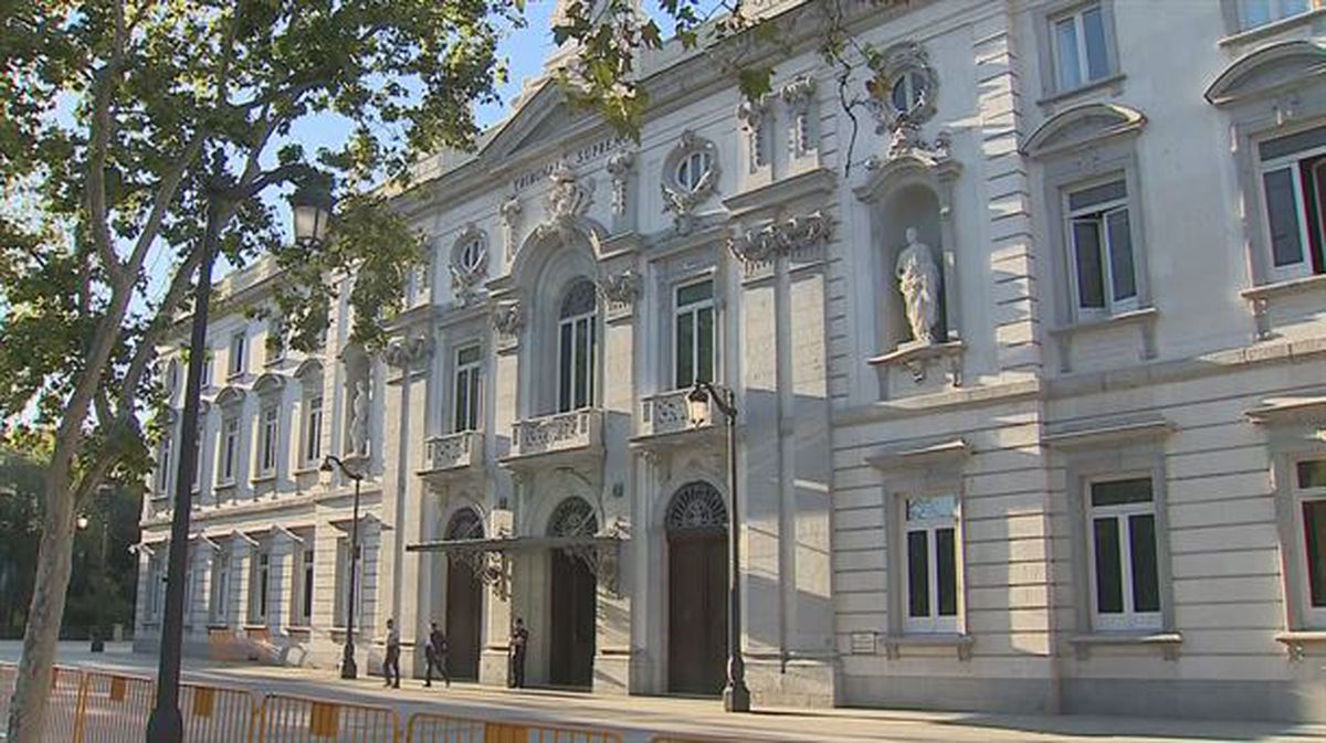 Tribunal Supremo. Imagen obtenida de un vídeo emitido en EiTB