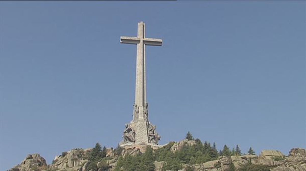 Valle de los Caídos. Imagen obtenida de un vídeo emitido en EiTB