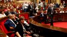 Tentsio handia Kataluniako Parlamentuan independentisten eta Ciudadanosen&#8230;