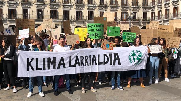 Vitoria reclama medidas contra el cambio climático