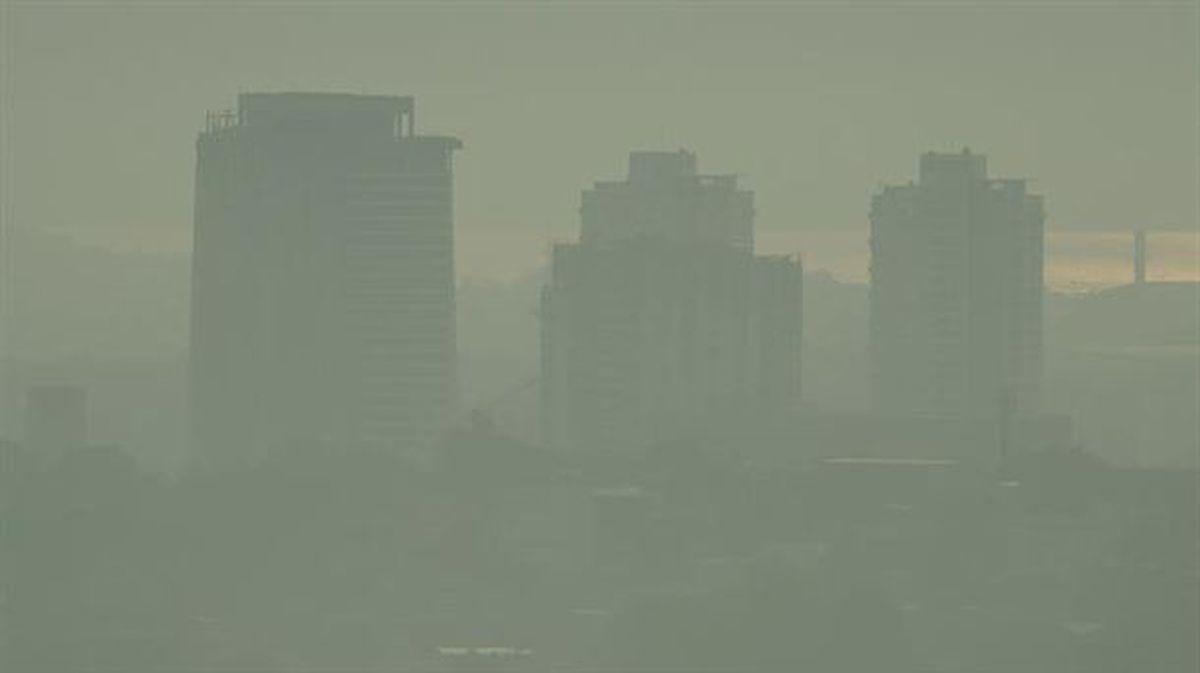Contaminación atmosférica en Filipinas. 