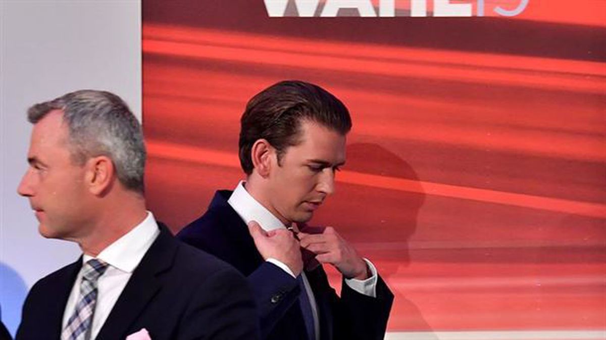 Sebastian Kurz Austriako lehen ministroa.