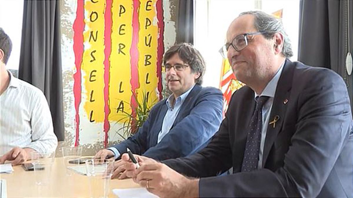 Carles Puigdemont eta Quim Torra