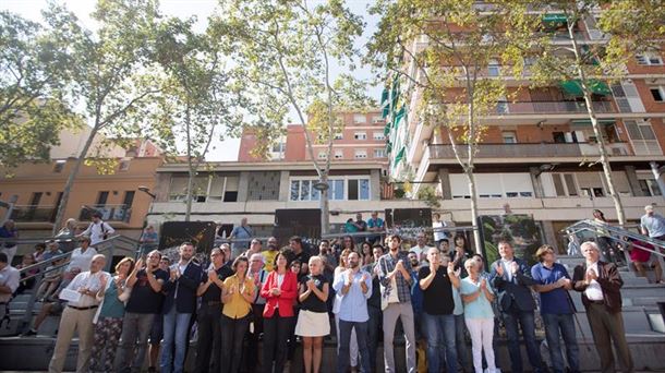 JxCat, ERC, la CUP, la ANC y Òmnium Cultural han presentado las movilizaciones. Foto: EFE. 