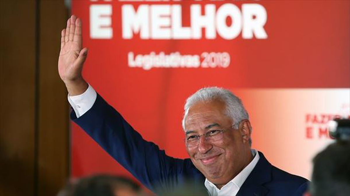 El Partido Socialista (PS) de António Costa vence en Portugal. Foto: FE/EPA/MÁRIO CRUZ
