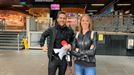 Dáni Álvarez y Zuriñe García, jefa de cocina del Restaurante Andra Mari
