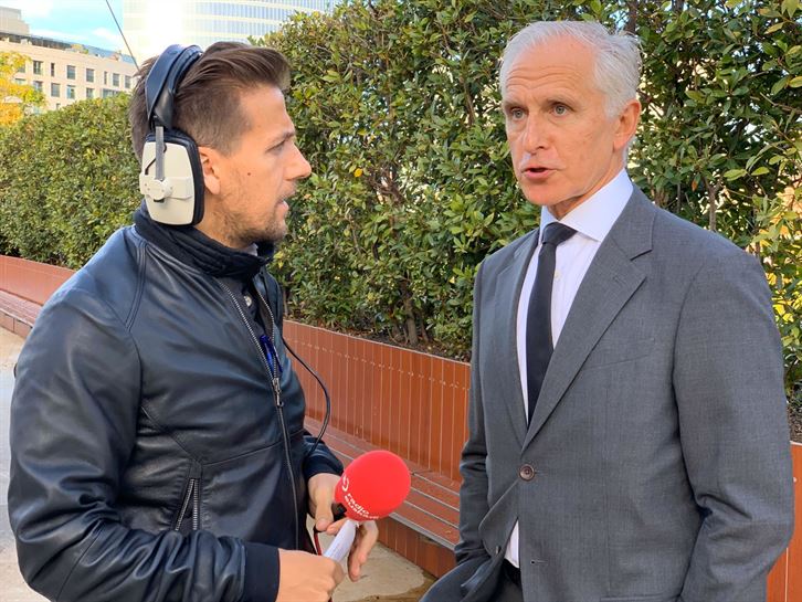 Dani Álvarez y Juan Ignacio Vidarte en el Guggenheim