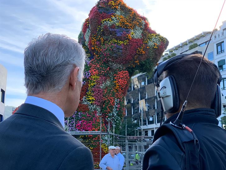Juan Ignacio Vidarte, Dani Álvarez y Puppy 