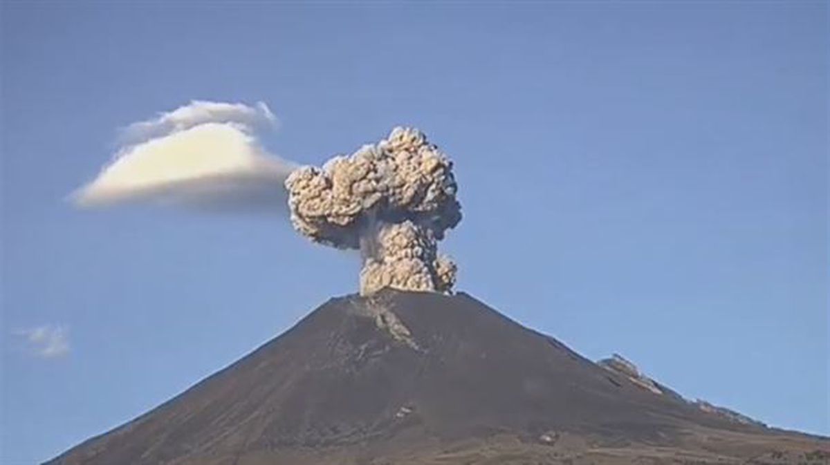 Popocatépetl sumendiaren leherketa