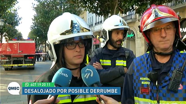 Ainara Kortazar, subinspectora de guardia del Servicio de Bomberos