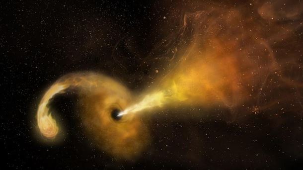Agujeros negros que devoran estrellas y luz de sincrotrón para uso médico