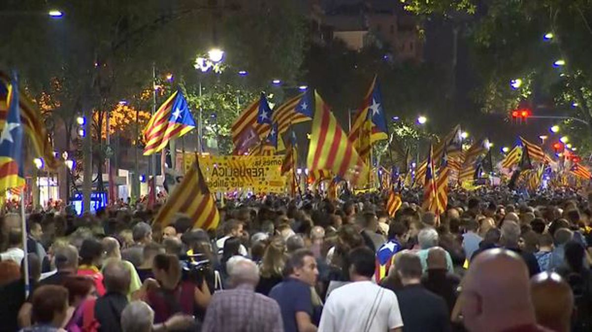 Manifestación en Cataluña / EiTB