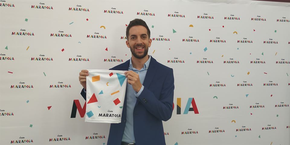 David Broncano EiTB Maratoiko buffarekin (Argazkia: EITB)