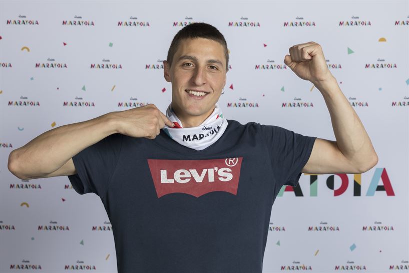 Erostarbe EiTB Maratoiko buffarekin (Argazkia: EITB)