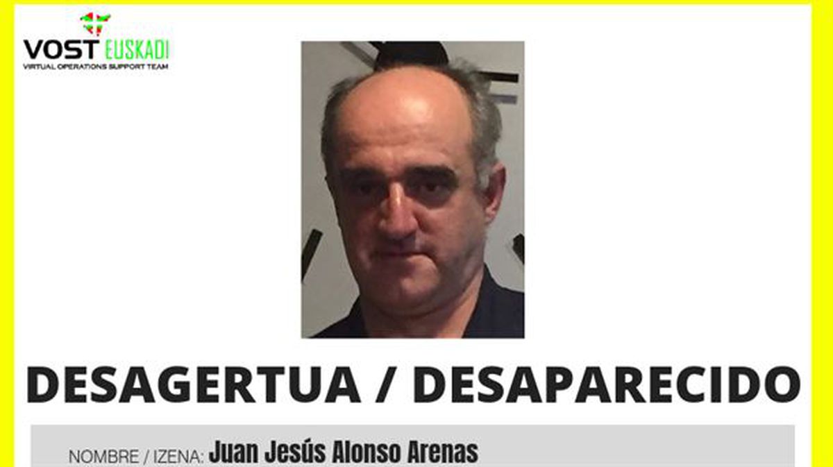 Juan Jesús, desaparecido en Bilbao