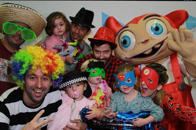 Gorritxo, HIRU3 Jaiko 'photocall'ean (Argazkia: EiTB)