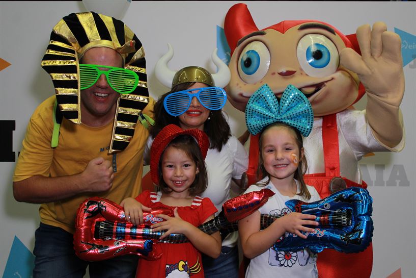 Gorritxo, HIRU3 Jaiko 'photocall'ean (Argazkia: EiTB)