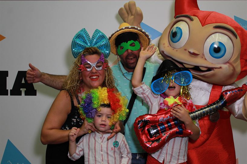 Gorritxo, HIRU3 Jaiko 'photocall'ean (Argazkia: EiTB)