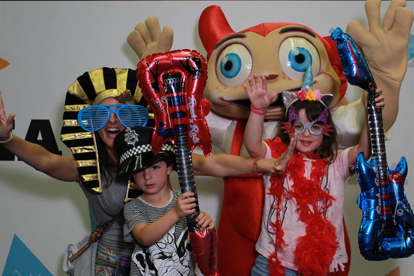 Gorritxo, HIRU3 Jaiko 'photocall'ean (Argazkia: EiTB)