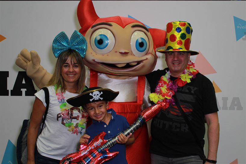 Gorritxo, HIRU3 Jaiko 'photocall'ean (Argazkia: EiTB)