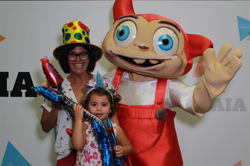 Gorritxo, HIRU3 Jaiko 'photocall'ean (Argazkia: EiTB)