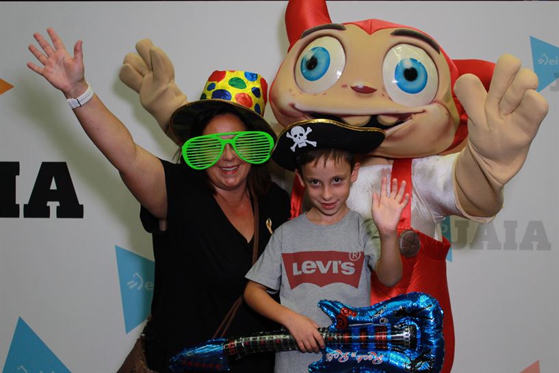 Gorritxo, HIRU3 Jaiko 'photocall'ean (Argazkia: EiTB)