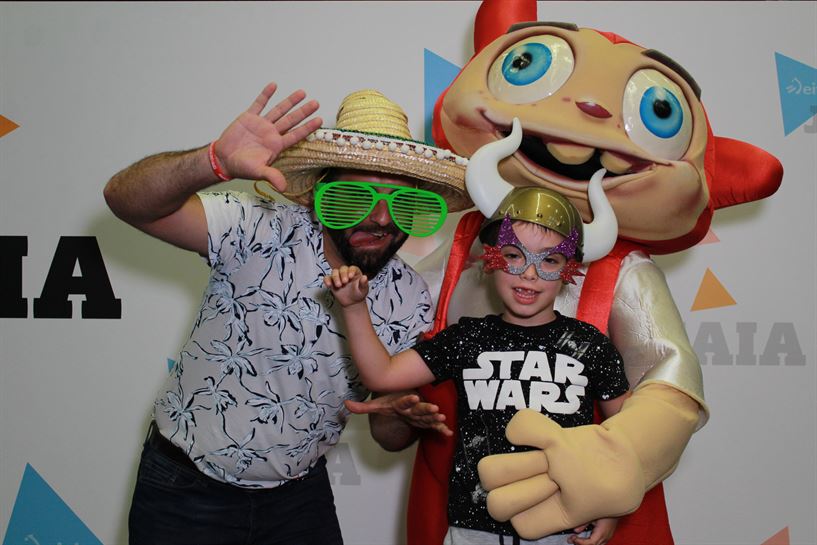 Gorritxo, HIRU3 Jaiko 'photocall'ean (Argazkia: EiTB)