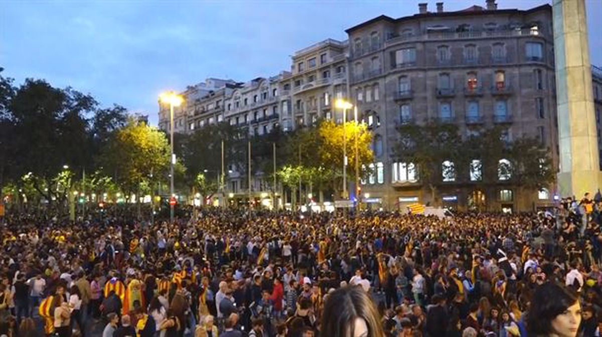 Protesta en Barcelona / EiTB