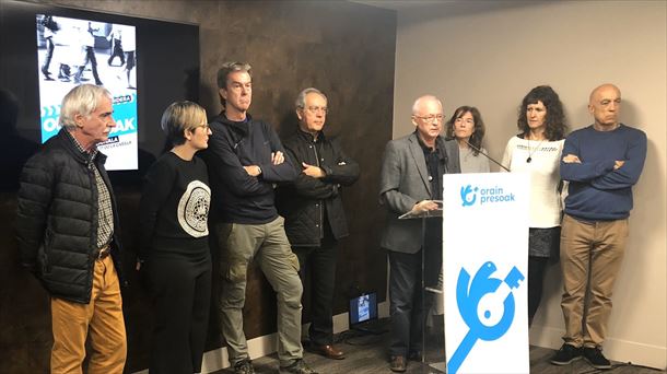 Rueda de prensa de Sare para presentar la manifestación de enero