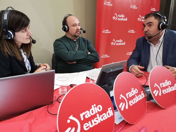 Miriam Duque, Iñigo Lejarza y Jon Labaka