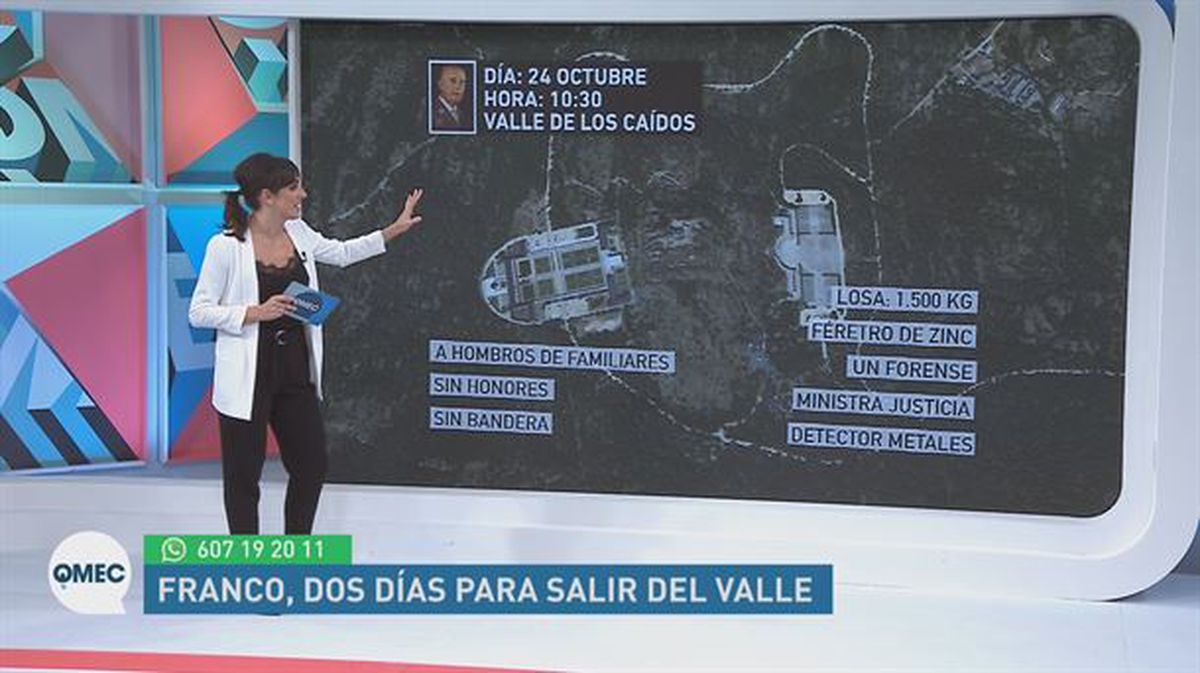 Así será la exhumación de Franco del Valle de los Caídos y su inhumación en El Pardo