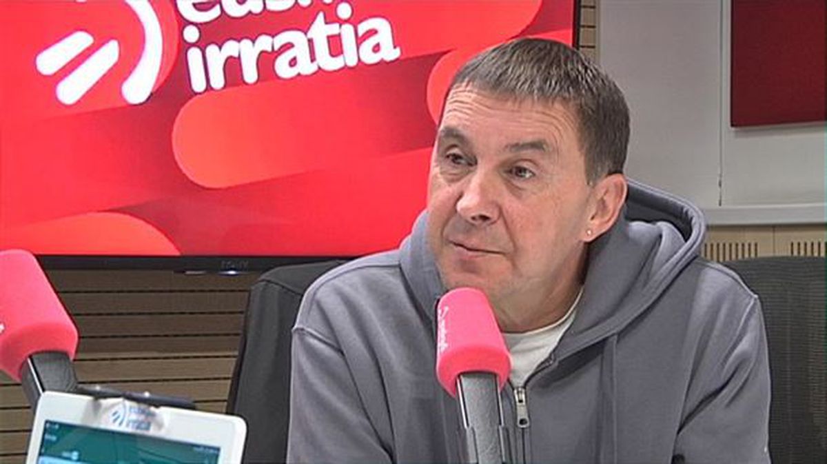 Arnaldo Otegi, coordinador general de EH Bildu. Foto: Euskadi Irratia