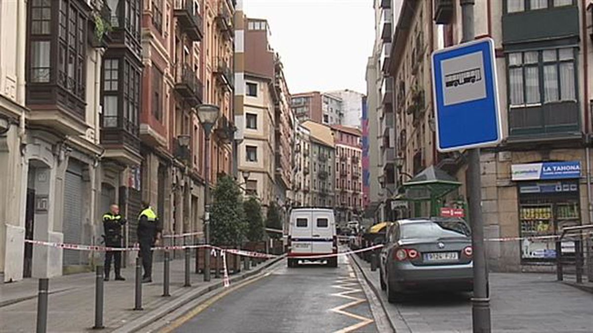 El tiroteo tuvo lugar el pasado jueves en la calle Bruno Mauricio Zabala de Bilbao La Vieja.