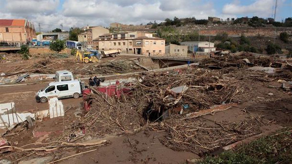 Destrozos del temporal en Tarragona. Foto: Efe