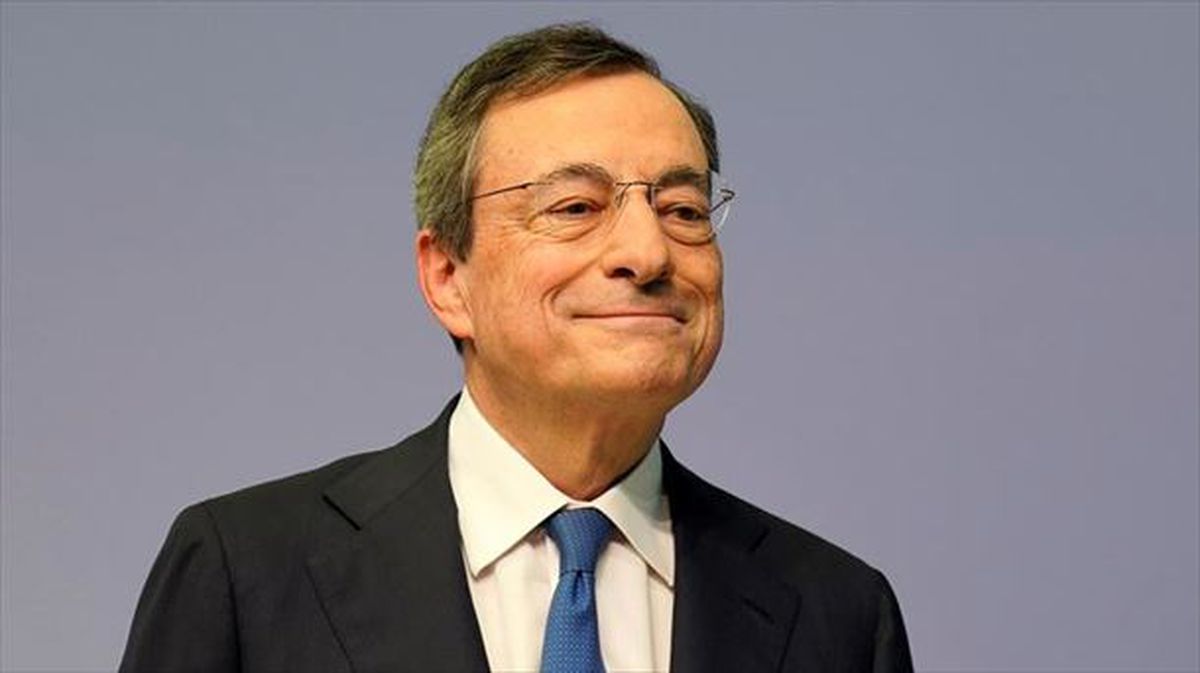 Mario Draghi Europako Banku Zentraleko (EBZ) presidentea. Argazkia: EFE