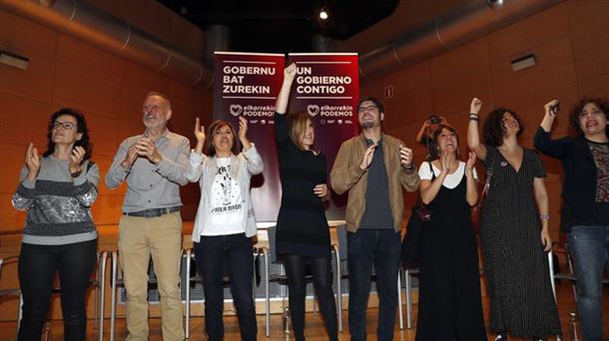 Acto de Podemos Euskadi en Bilbao