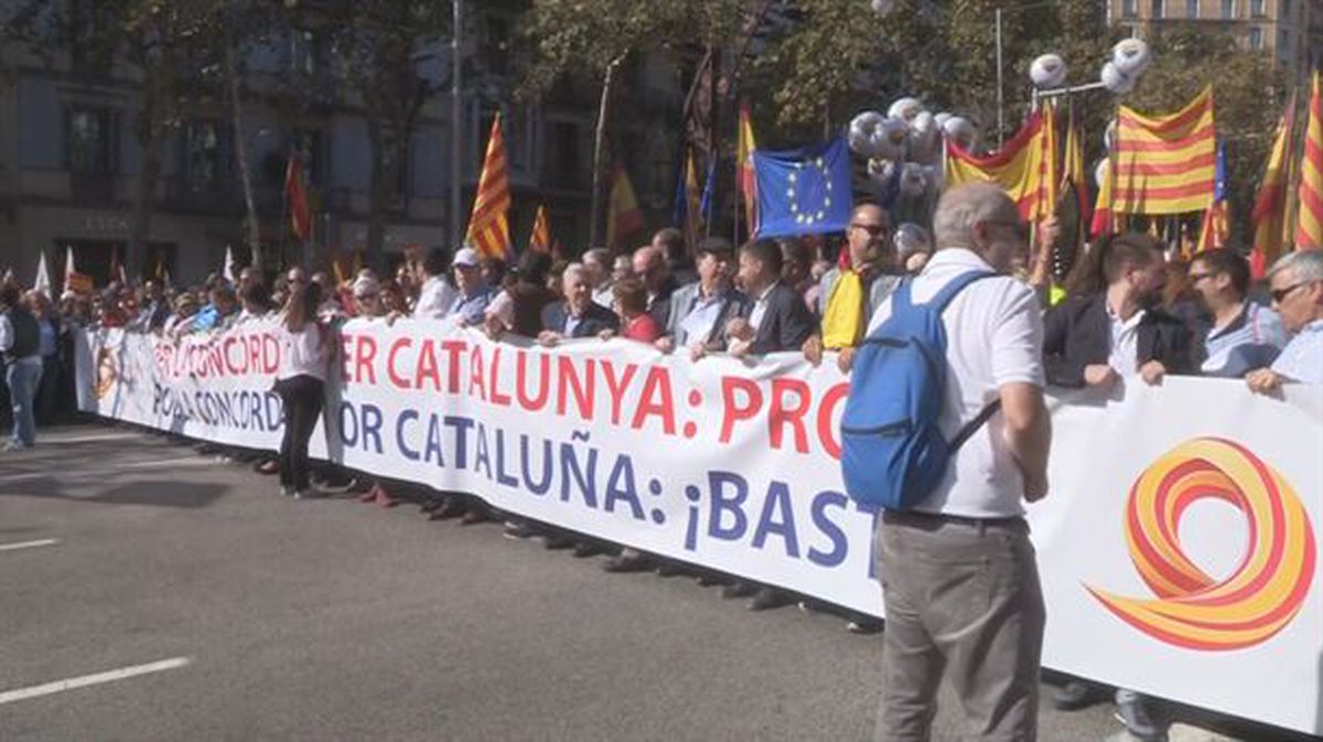 Manifestación de Societat Civil Catalana.