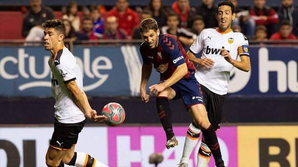 Brasanac en el partido ante el Valencia