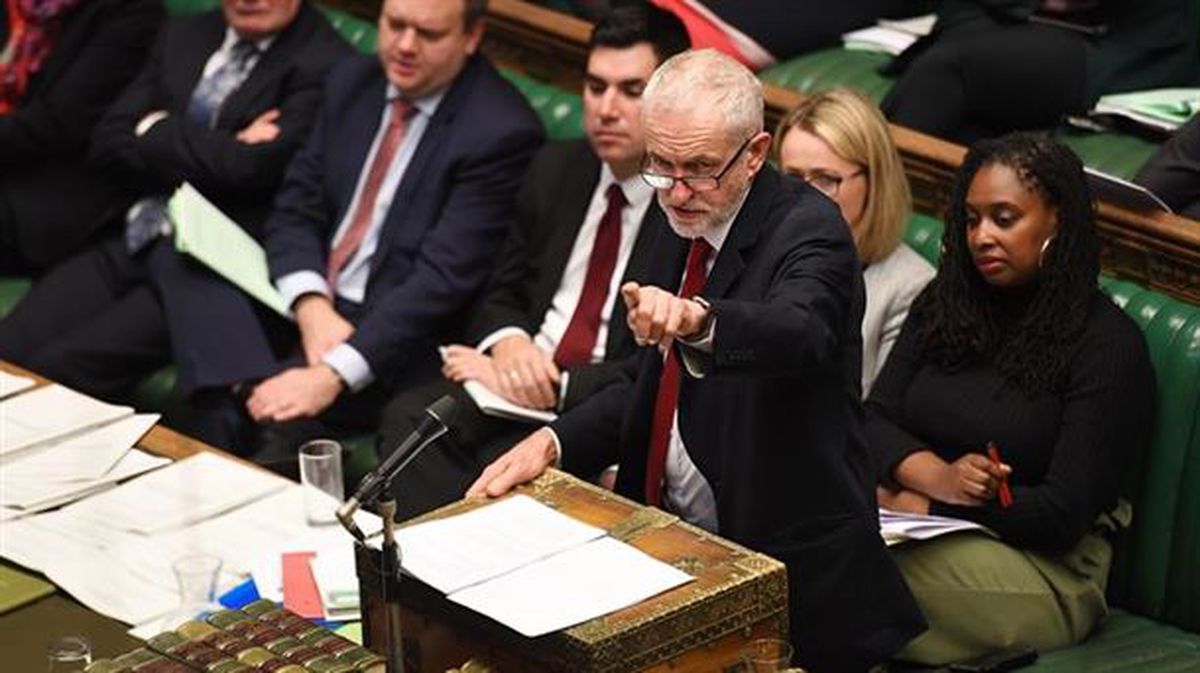 Corbyn, líder de la oposición, apoyará el adelanto electoral para el 12 de diciembre. Foto: EFE.