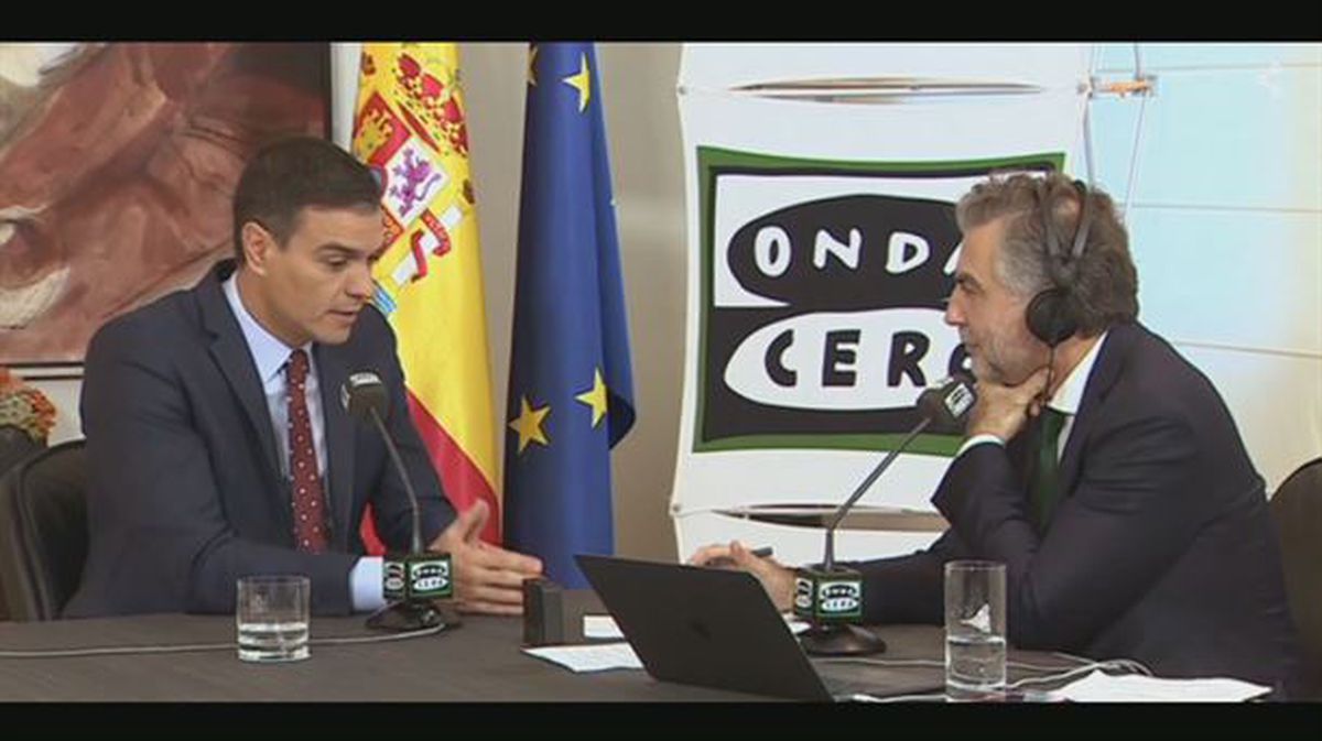 Pedro Sánchez en Onda Cero