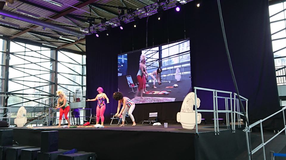 'MQP', en las V jornadas feministas, en Durango. (Foto: Radio Euskadi)