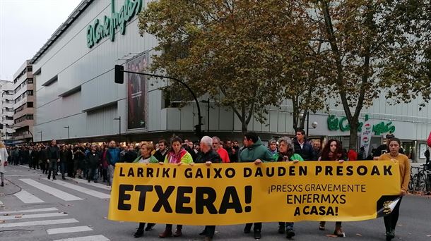 Manifestación de Sare